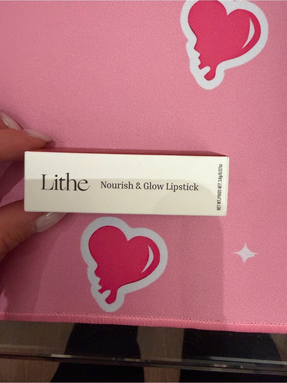 Lithe Nourish & Glow Lipstick — Pink Shade